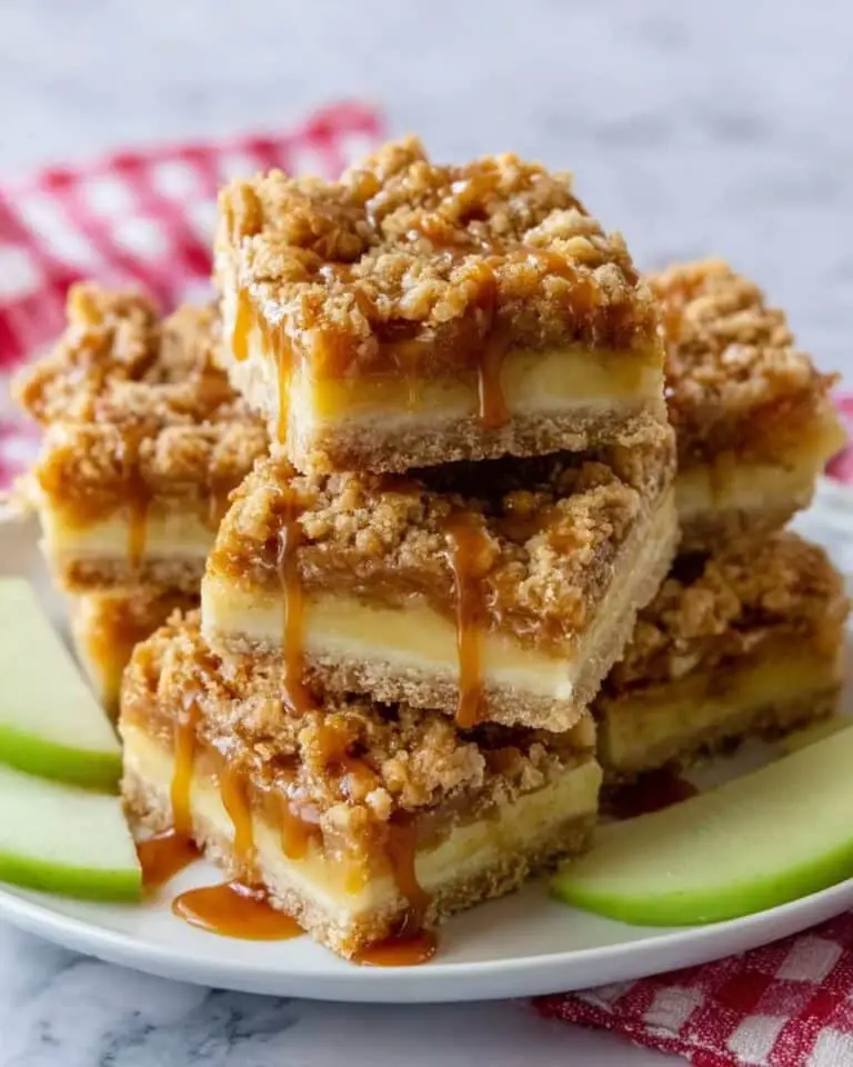 Salted Caramel Apple Pie Bars Recipe