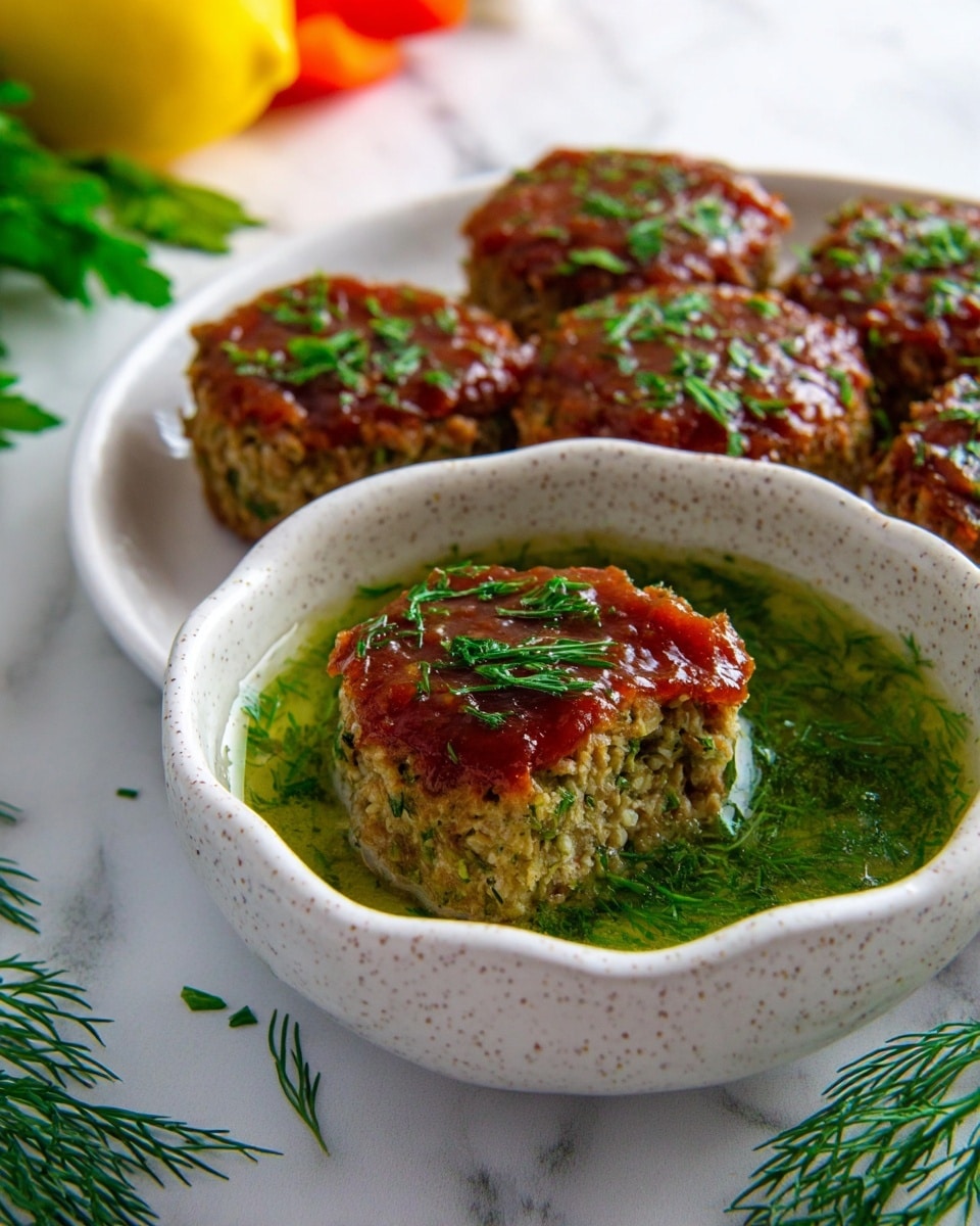 Seven small round mini pizzas are placed evenly on a round white speckled plate with a scalloped edge. Each mini pizza has a golden brown crust base, a thick, dark red tomato sauce layer on top, and is sprinkled with finely chopped green herbs and a little grated white cheese. The plate sits on a white marbled surface. Above the plate, part of a white tray holds cut yellow bell peppers, baby carrots, sliced green cucumbers, and red bell peppers. A white and black checkered cloth is positioned to the left side near the plate. Photo taken with an iphone --ar 4:5 --v 7