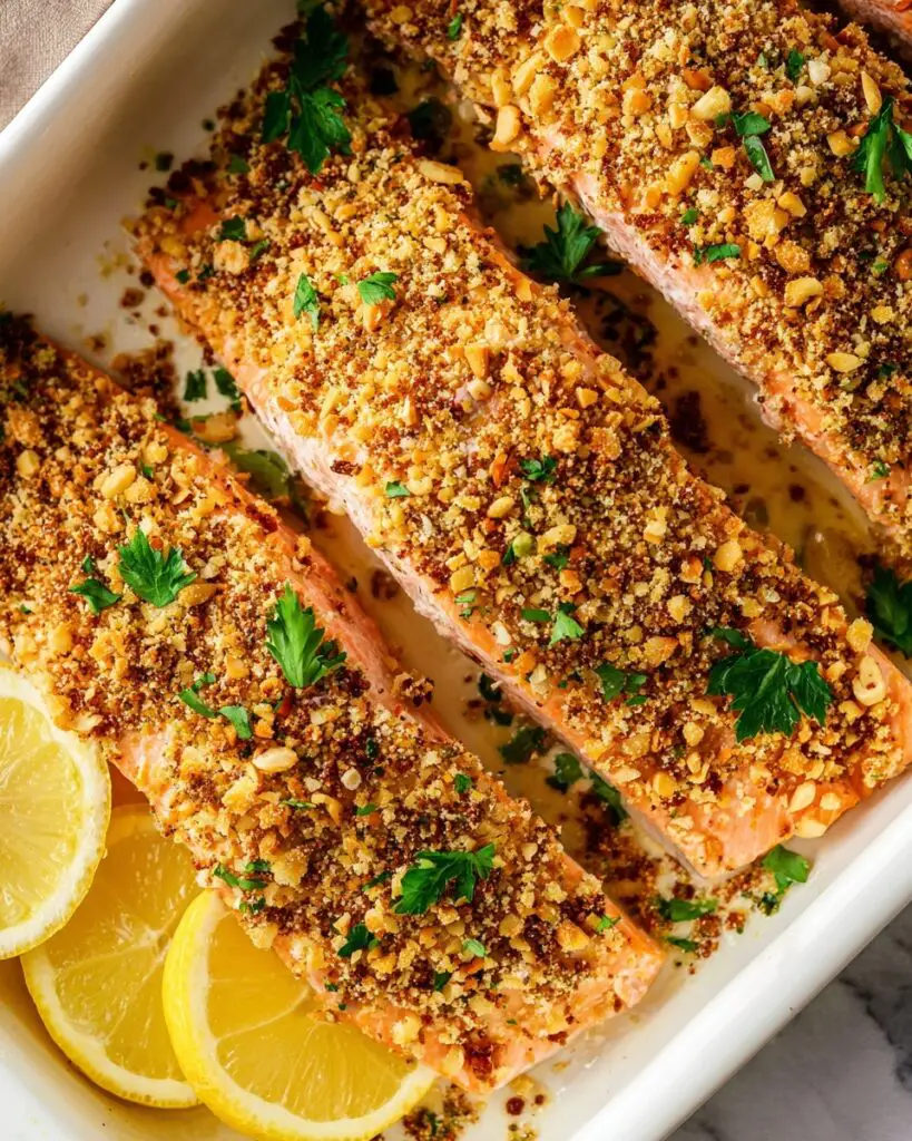 Oven Baked Pecan Crusted Salmon Recipe