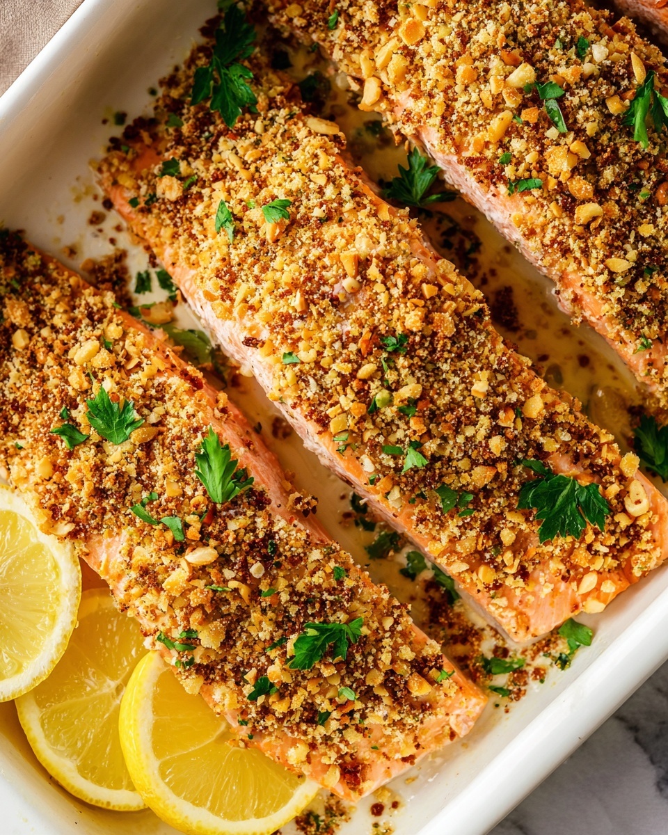 Oven Baked Pecan Crusted Salmon Recipe