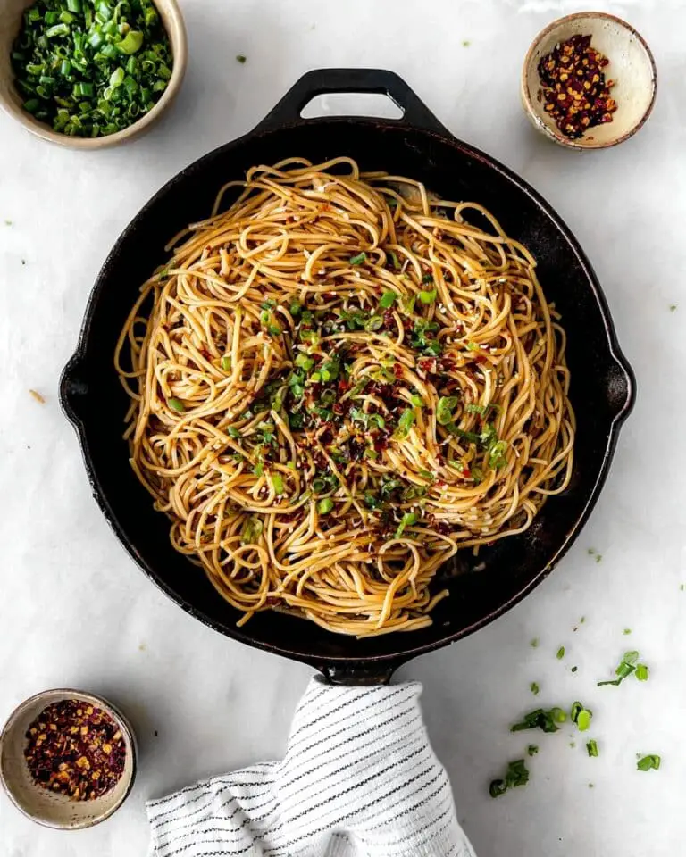 Garlic Sesame Noodles Recipe