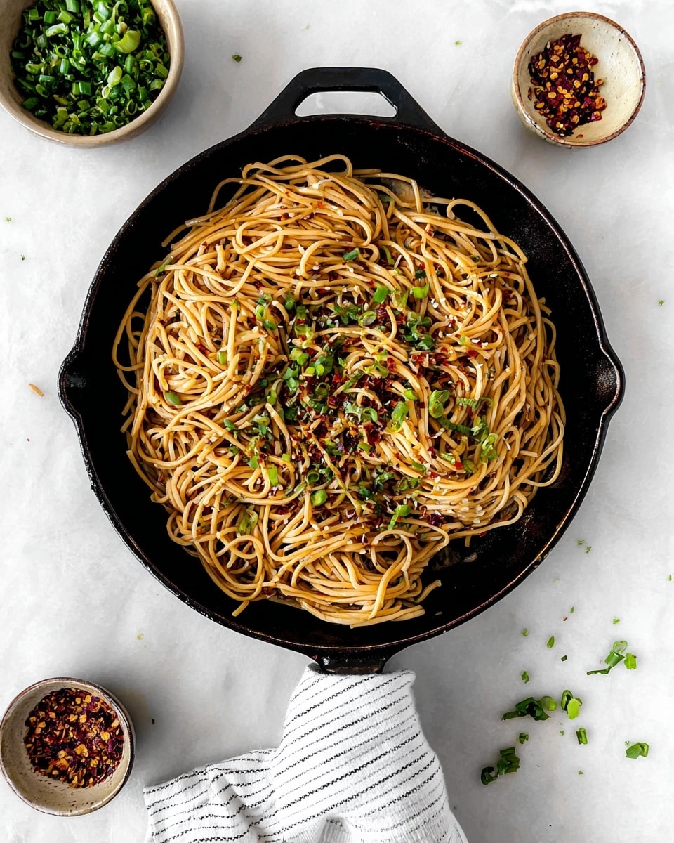 Garlic Sesame Noodles Recipe