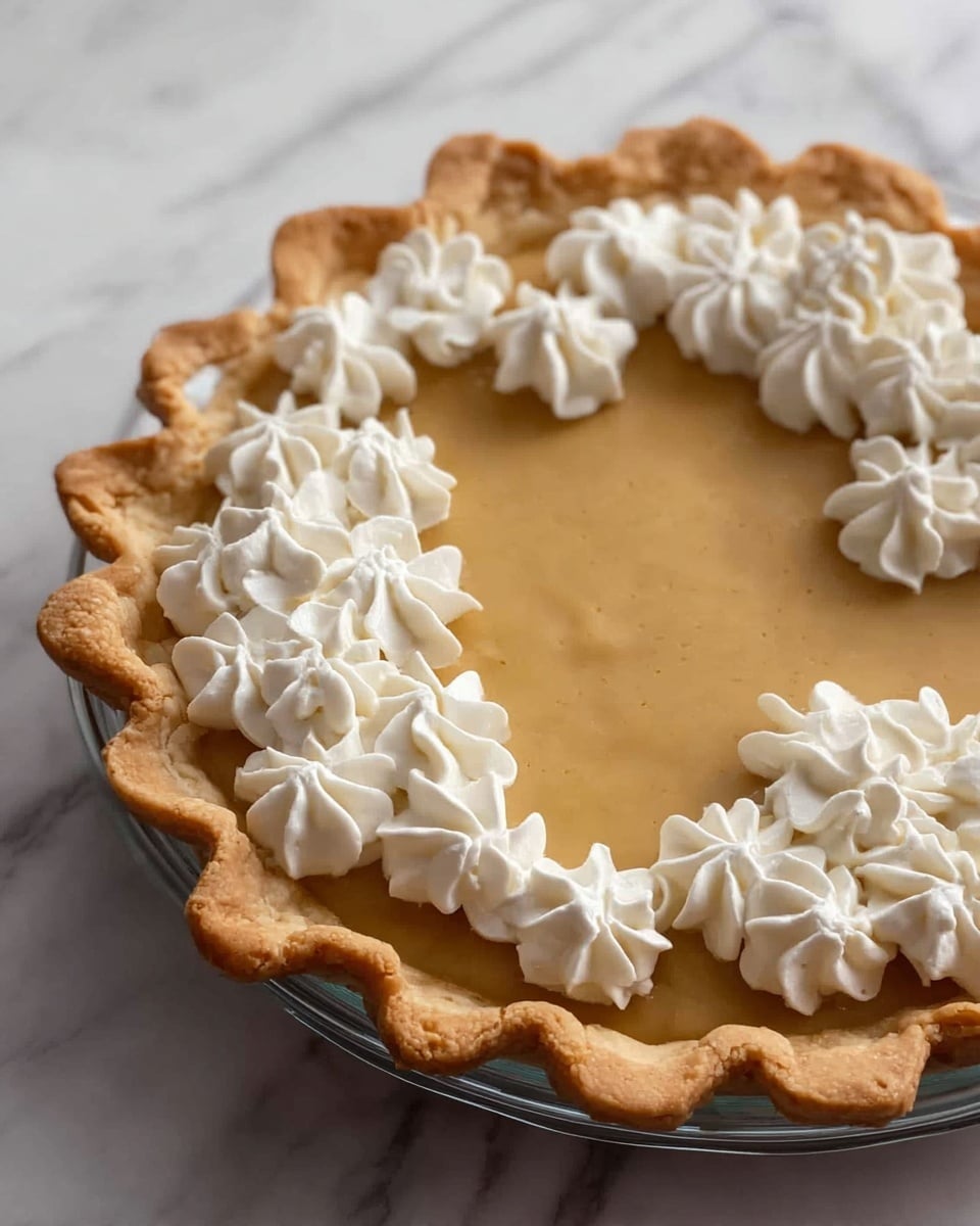 Honey Cream Custard Pie Recipe