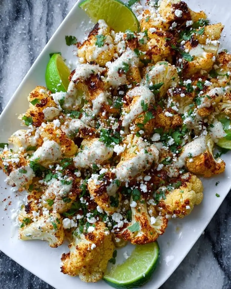 Mexican Street Style Grilled Cauliflower Recipe