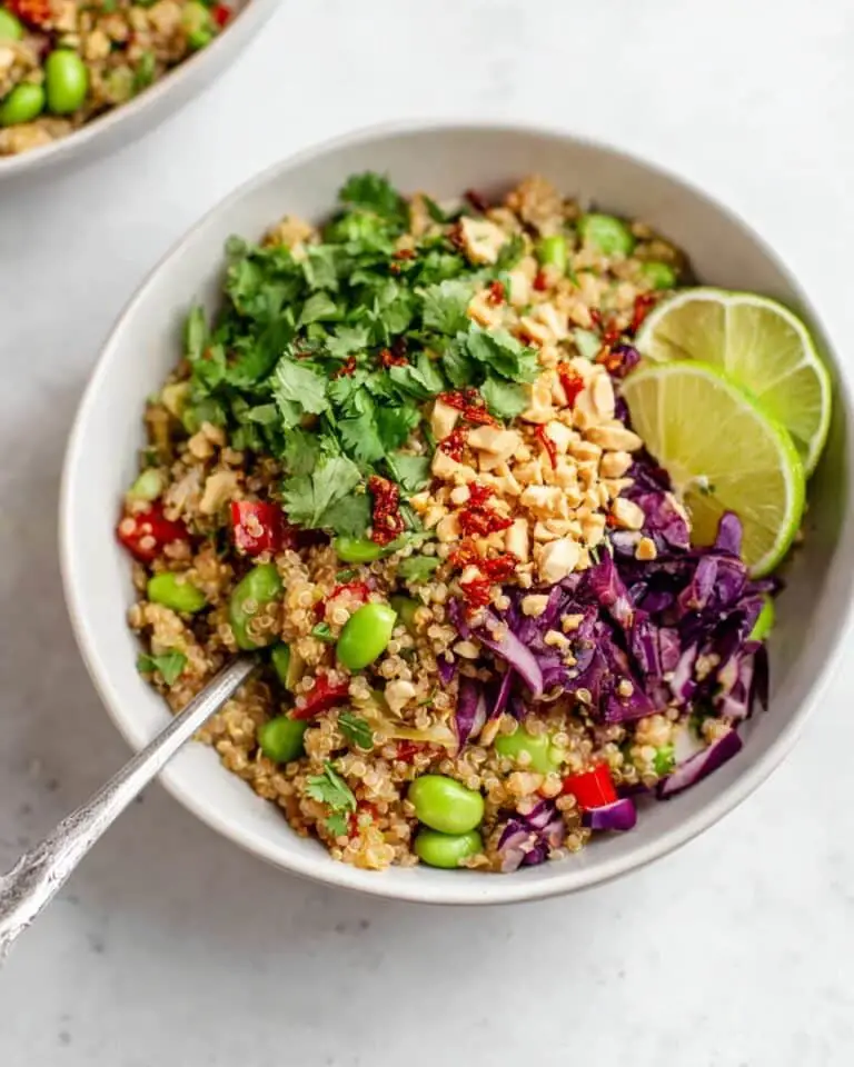 Vegan Thai Quinoa Salad Recipe