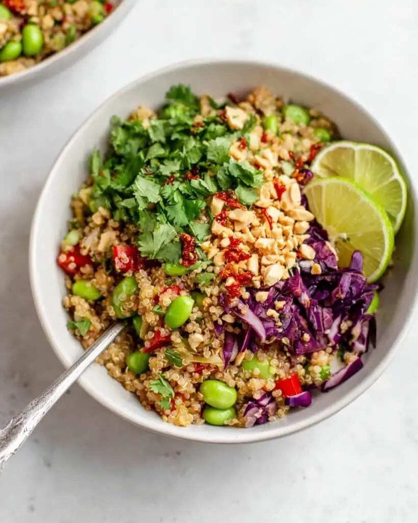 Vegan Thai Quinoa Salad Recipe