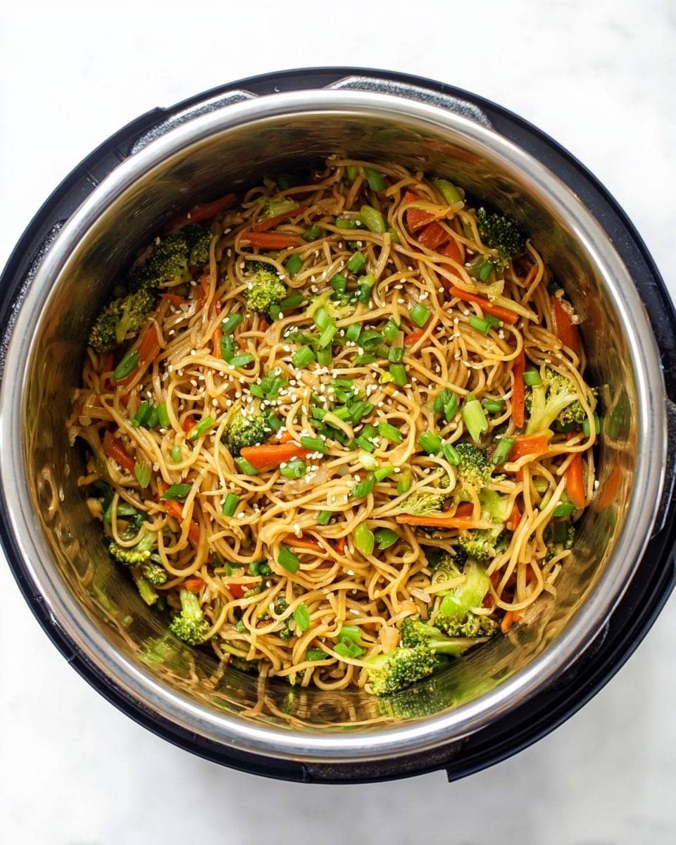 Instant Pot Vegetable Lo Mein Recipe