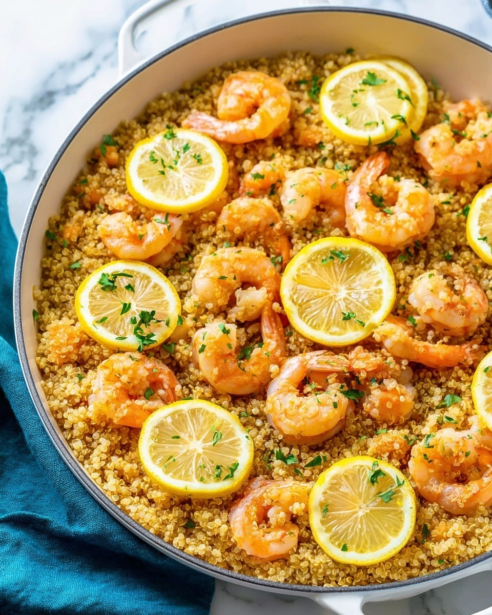 Garlic Shrimp with Quinoa Recipe