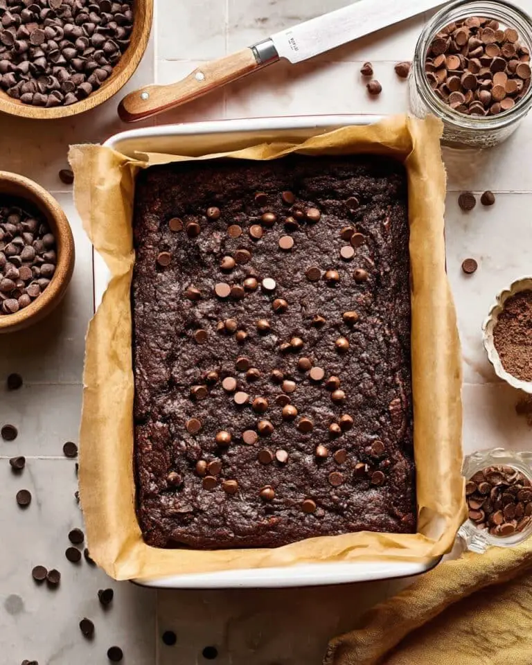 Double Fudge Chickpea Brownies Recipe