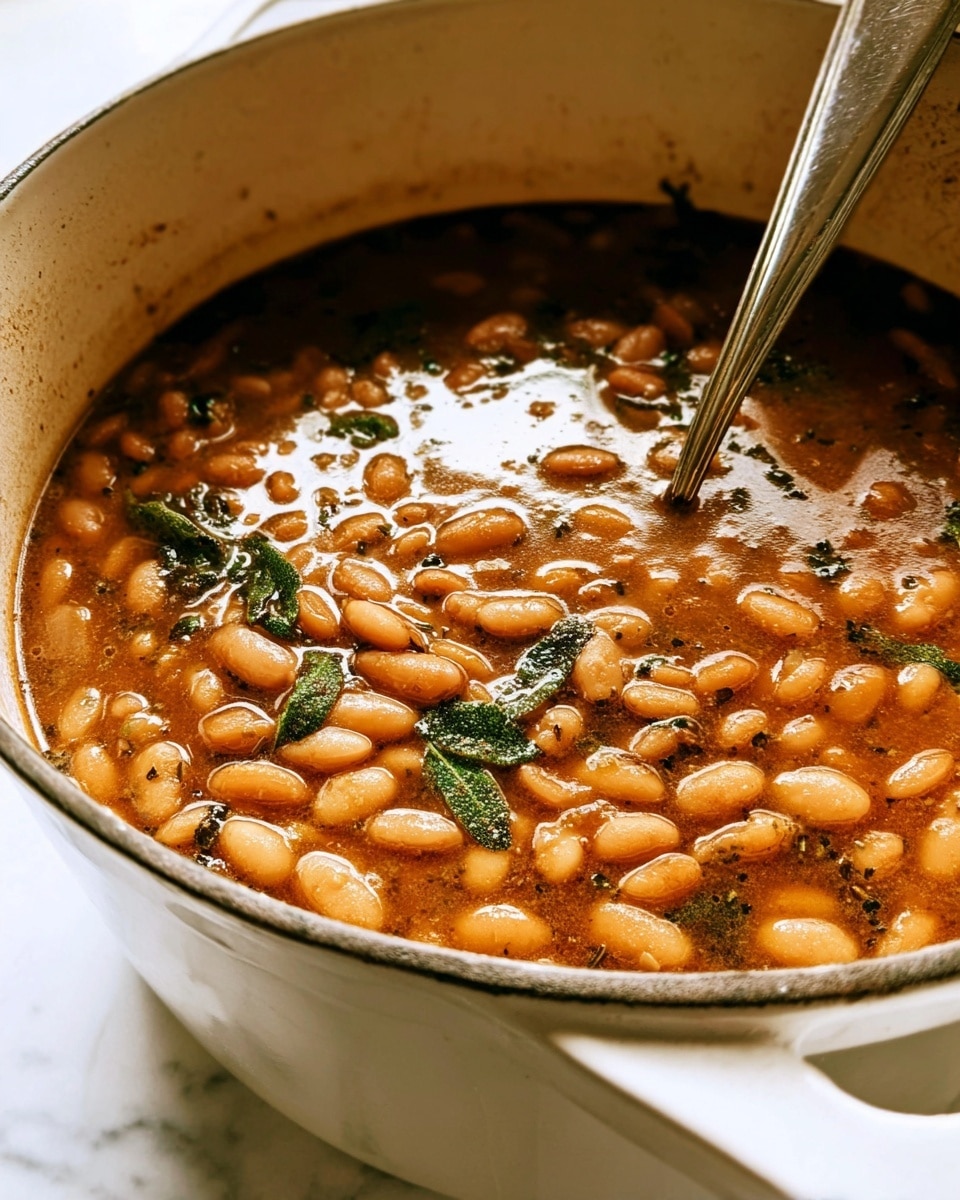One-Pot Brothy Beans with Herbs & Lemon Recipe