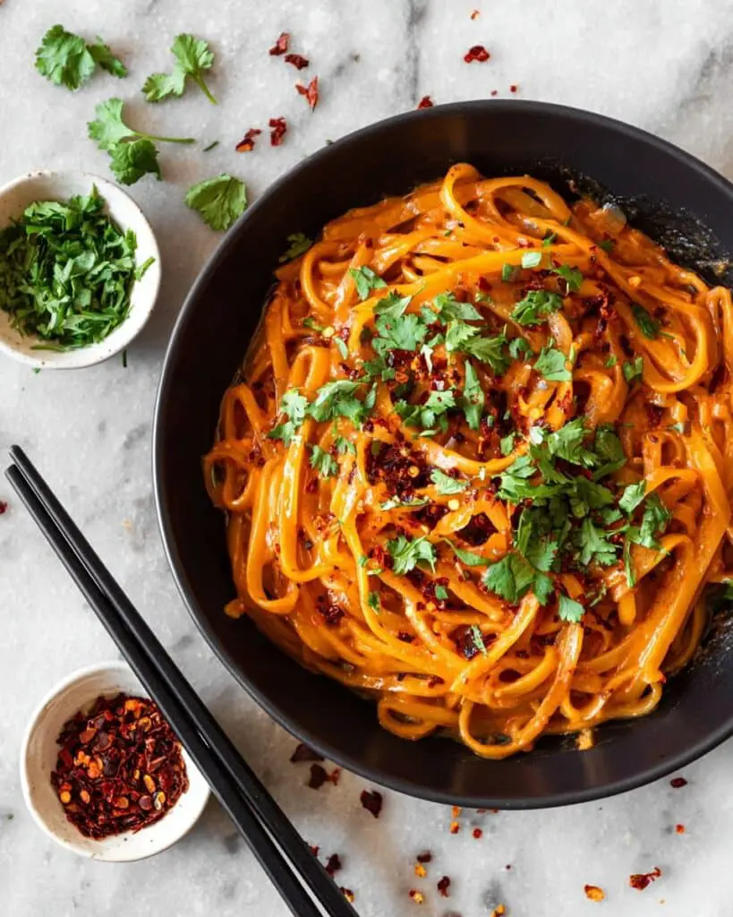 Thai Red Curry Noodles Recipe