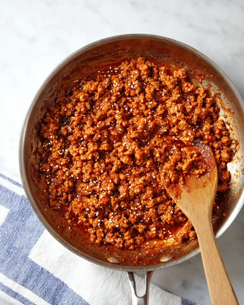 Ground Orange Chicken Recipe