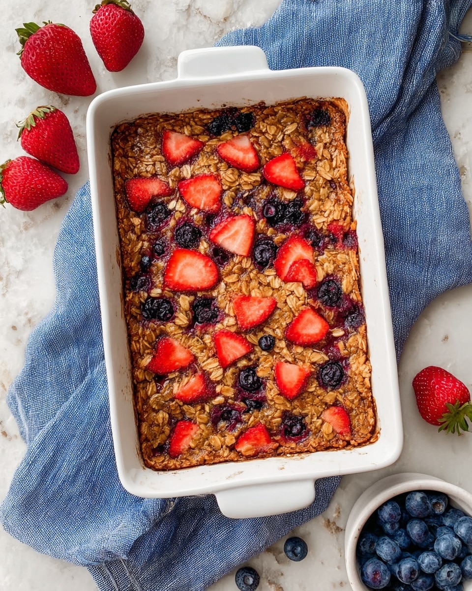 Mixed Berry Baked Oatmeal Recipe