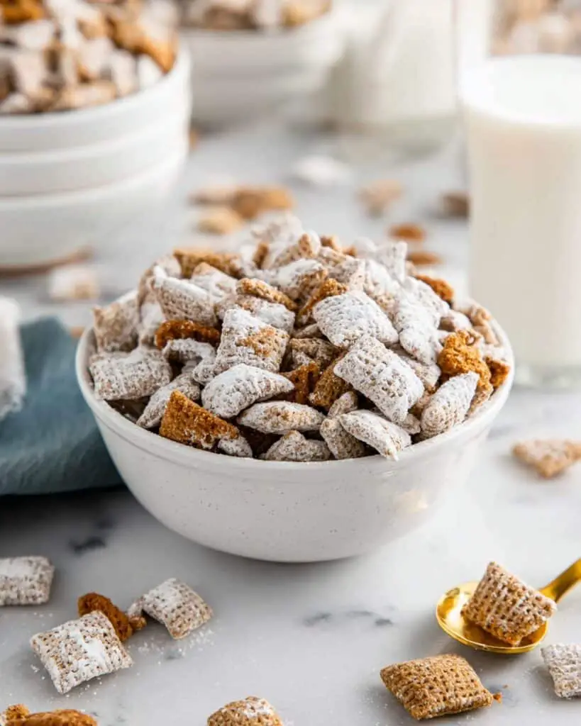 Biscoff Cookie Butter Muddy Buddies Recipe