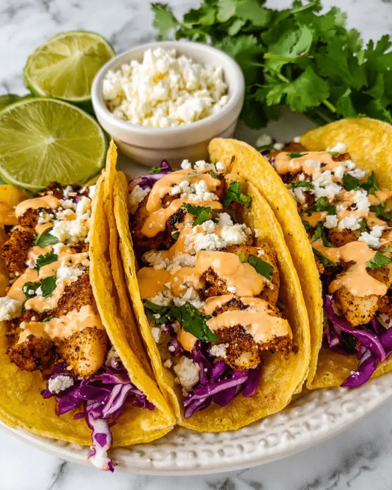 Blackened Fish Tacos Recipe