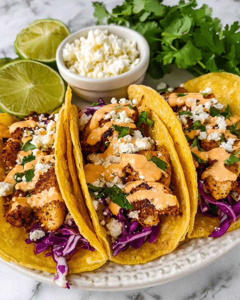 Blackened Fish Tacos Recipe