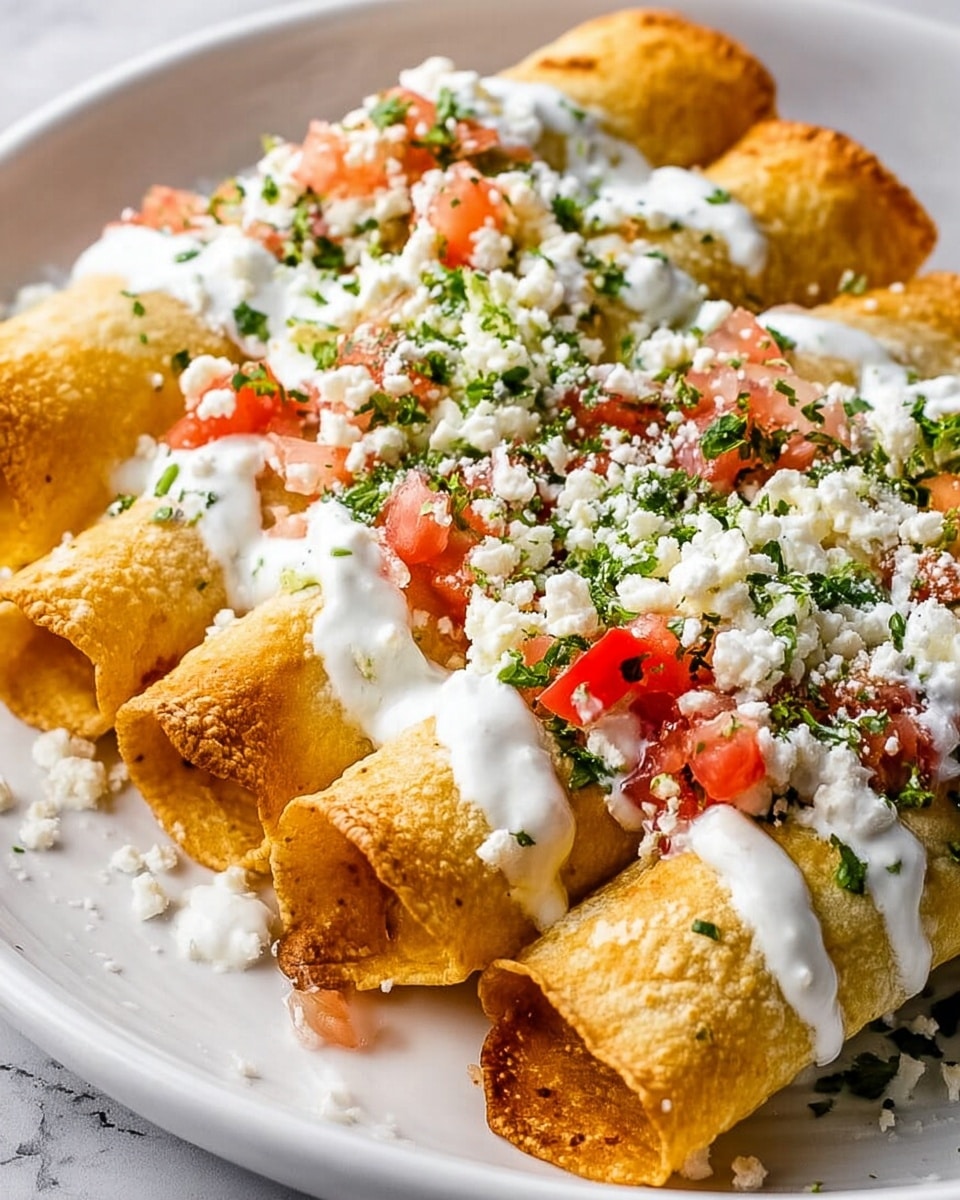 Air Fryer Chicken Taquitos Recipe
