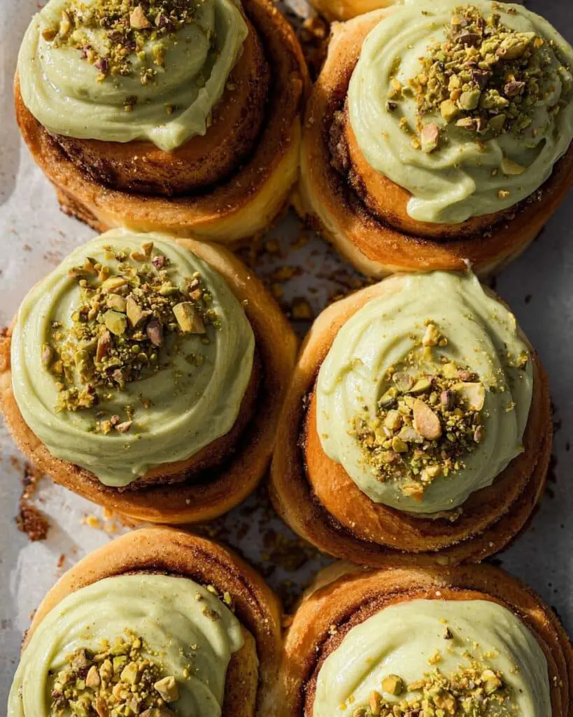 Small Batch Pistachio Cinnamon Rolls Recipe