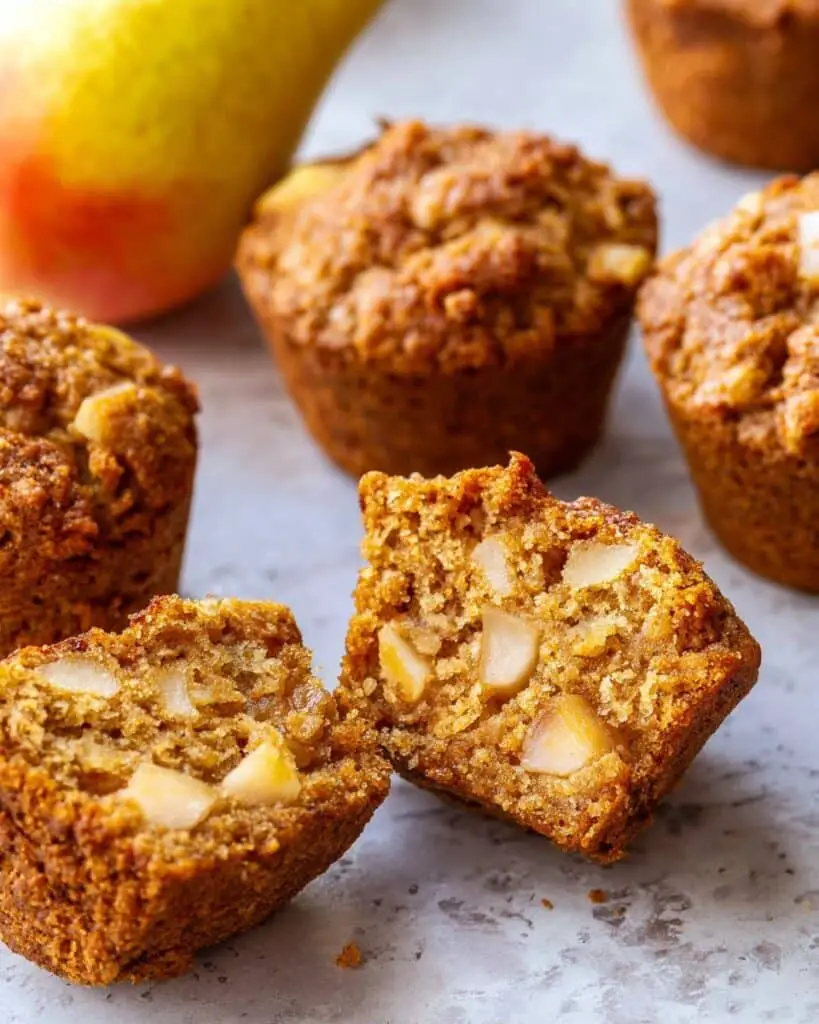 Pear Ginger Muffins Recipe