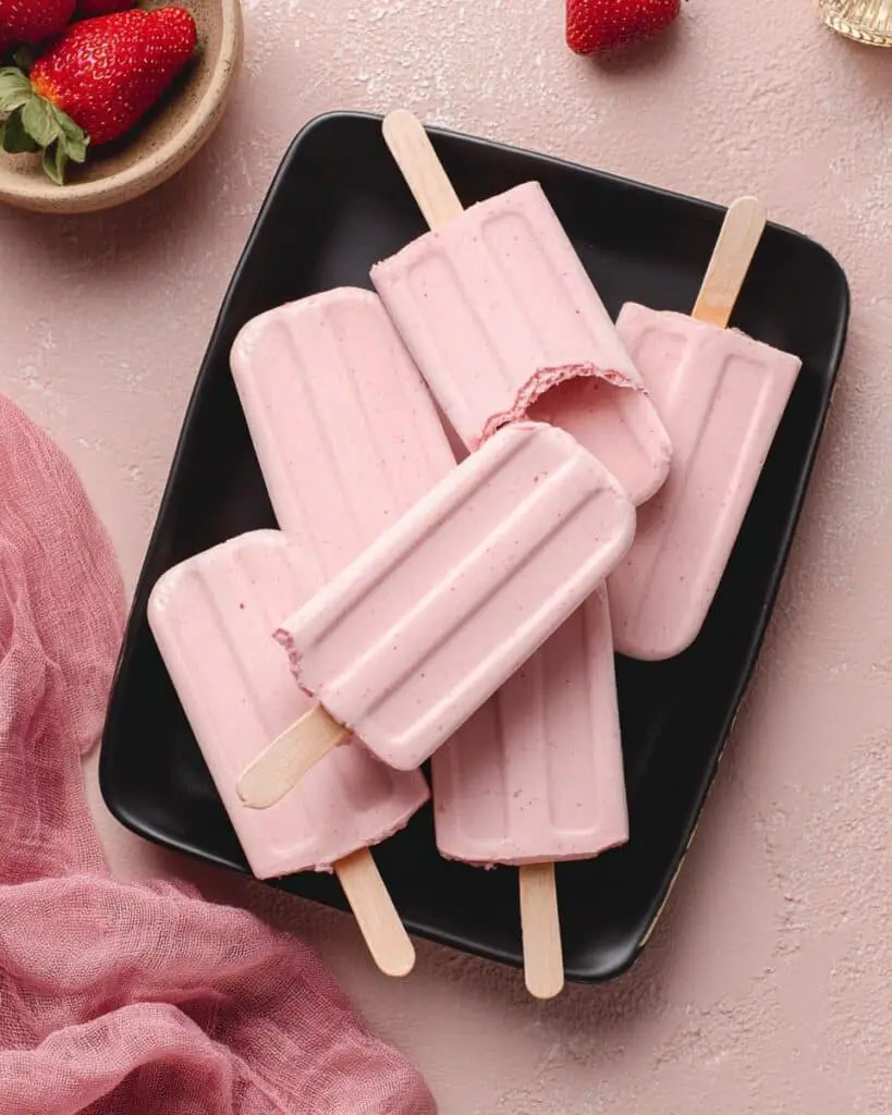 Sugar Free Strawberry Ice Cream Bars Recipe