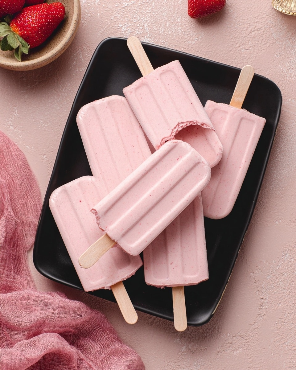 Sugar Free Strawberry Ice Cream Bars Recipe