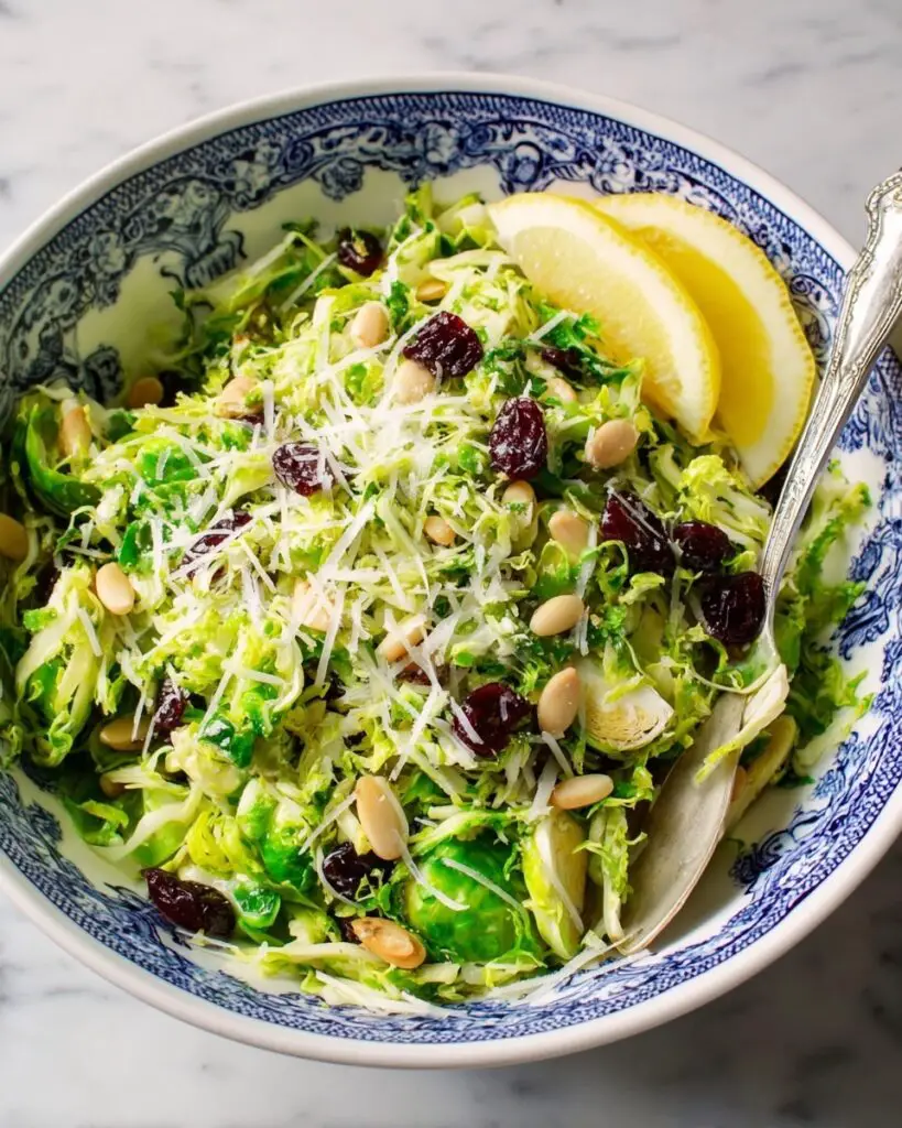 Shaved Brussels Sprout Salad Recipe