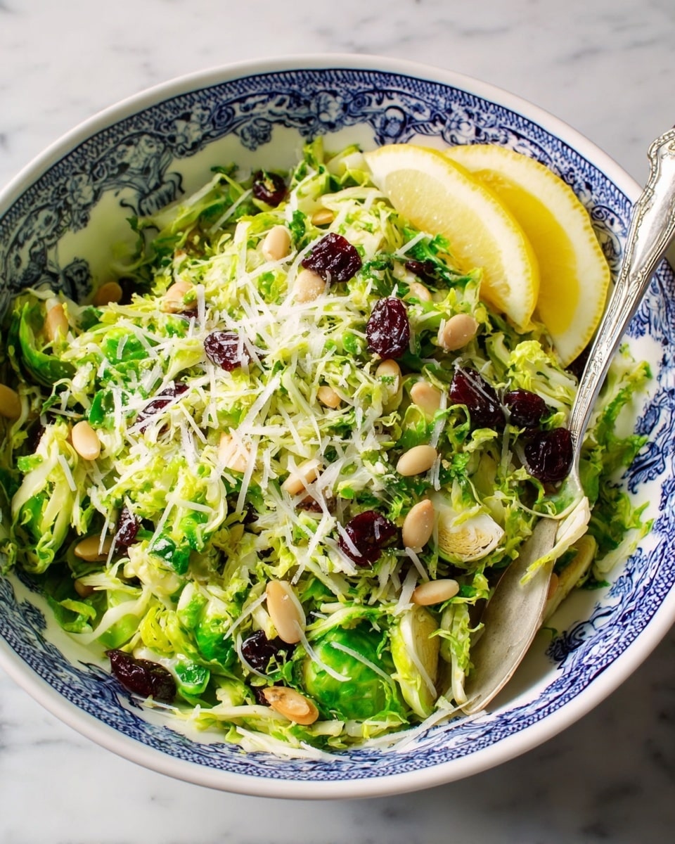 Shaved Brussels Sprout Salad Recipe