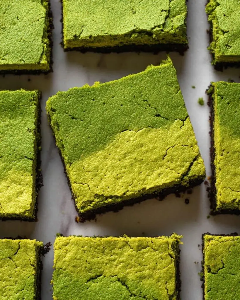 Matcha White Chocolate Brownies Recipe