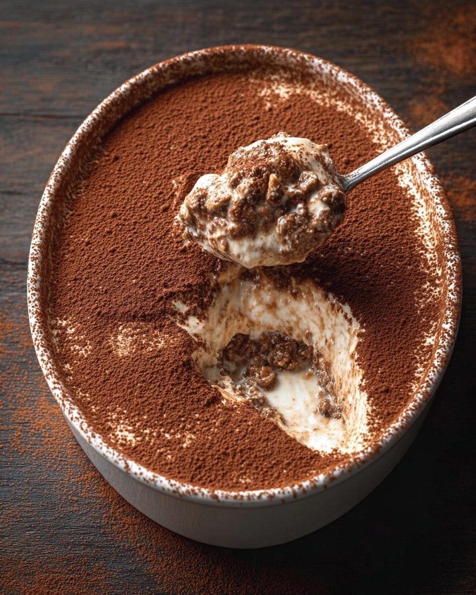 High Protein Sugar-Free Tiramisu Overnight Oats Recipe
