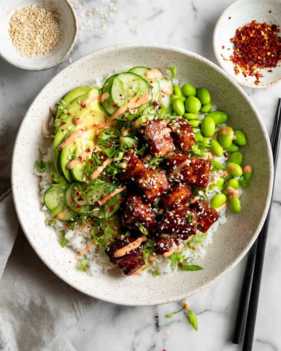 Honey Sriracha Salmon Bowls Recipe