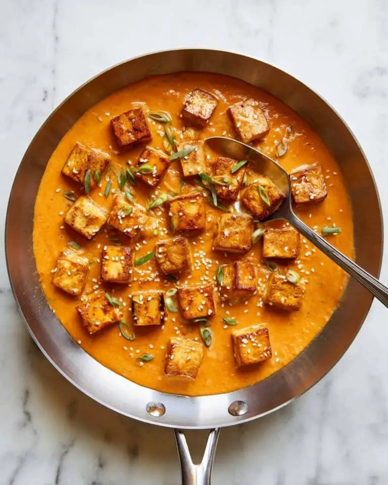 Spicy Tofu with Creamy Coconut Sauce Recipe