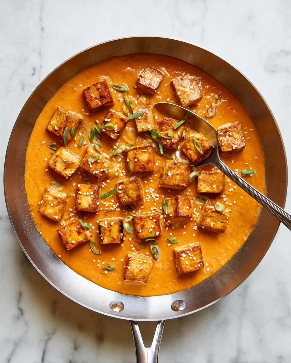 Spicy Tofu with Creamy Coconut Sauce Recipe