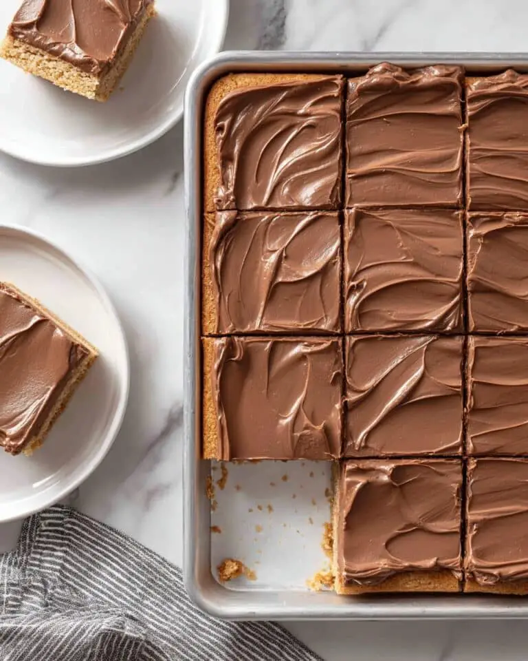 Lunch Lady Peanut Butter Bars Recipe