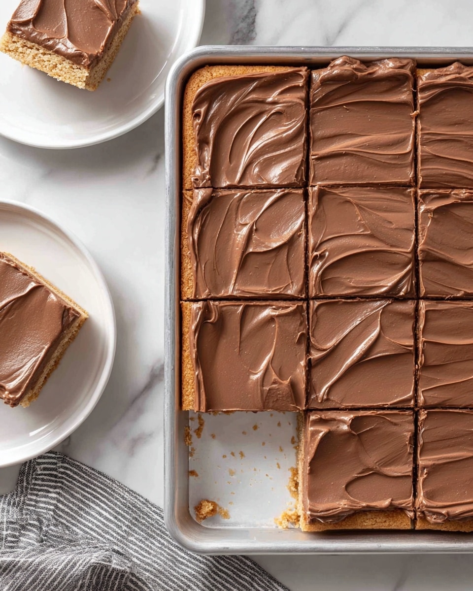Lunch Lady Peanut Butter Bars Recipe
