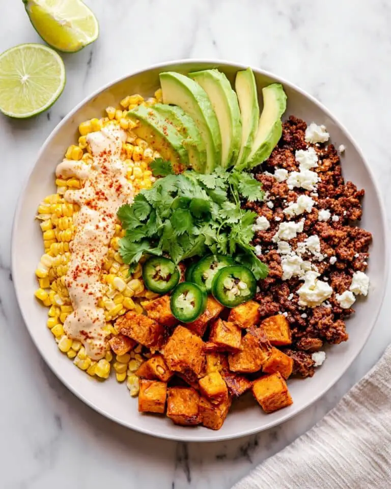 Street Corn Beef Bowl Recipe