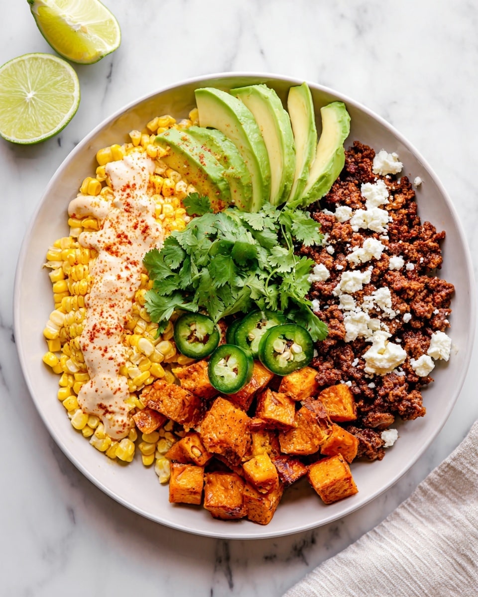 Street Corn Beef Bowl Recipe