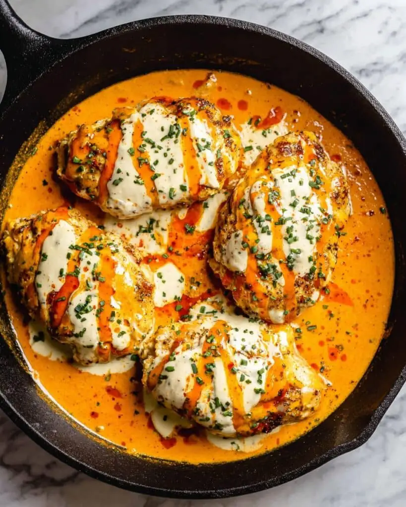 Stuffed Buffalo Chicken Breast Recipe