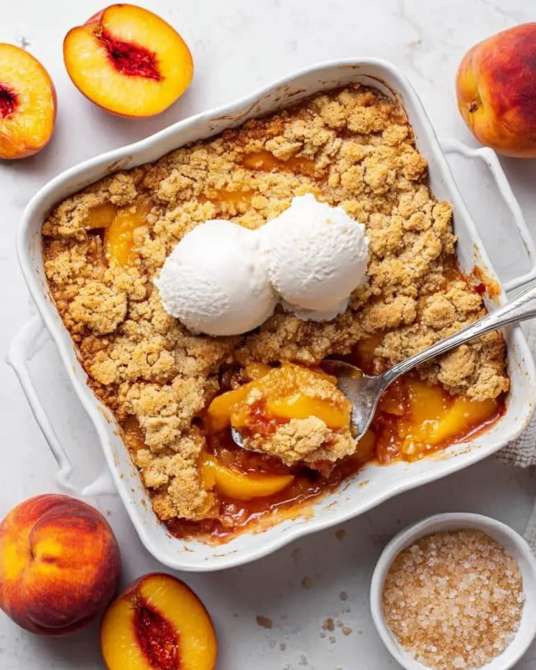 Healthy Peach Cobbler Recipe