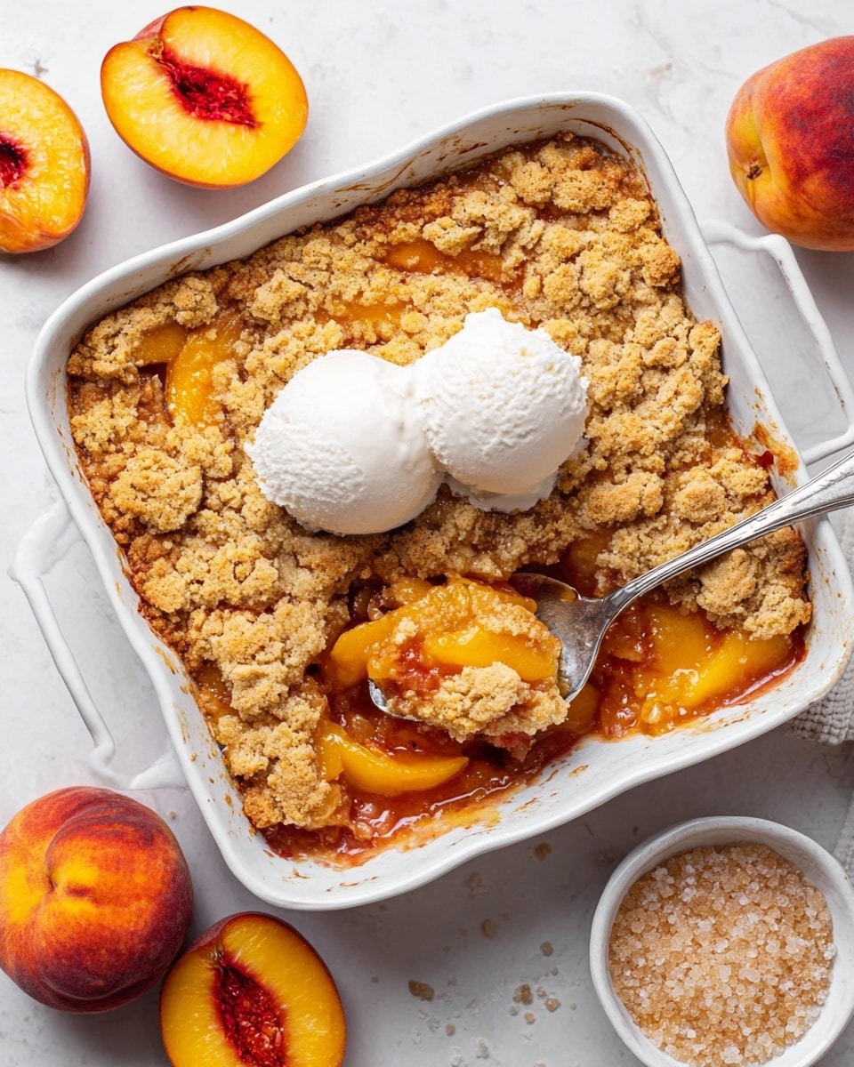 Healthy Peach Cobbler Recipe