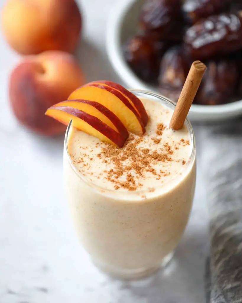 Healthy Peach Yogurt Smoothie Recipe