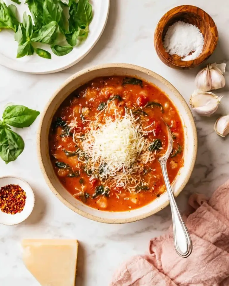 Easy Creamy Lasagna Soup Recipe