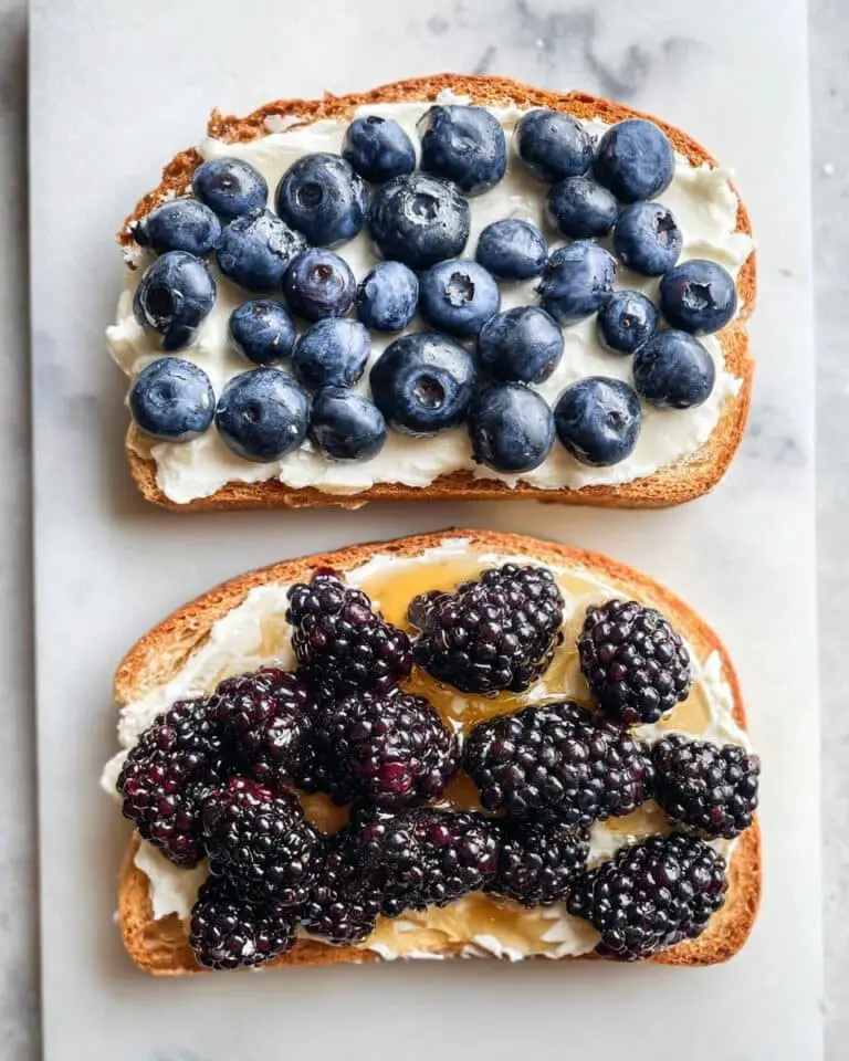 Ricotta and Mixed Berry Toast Recipe