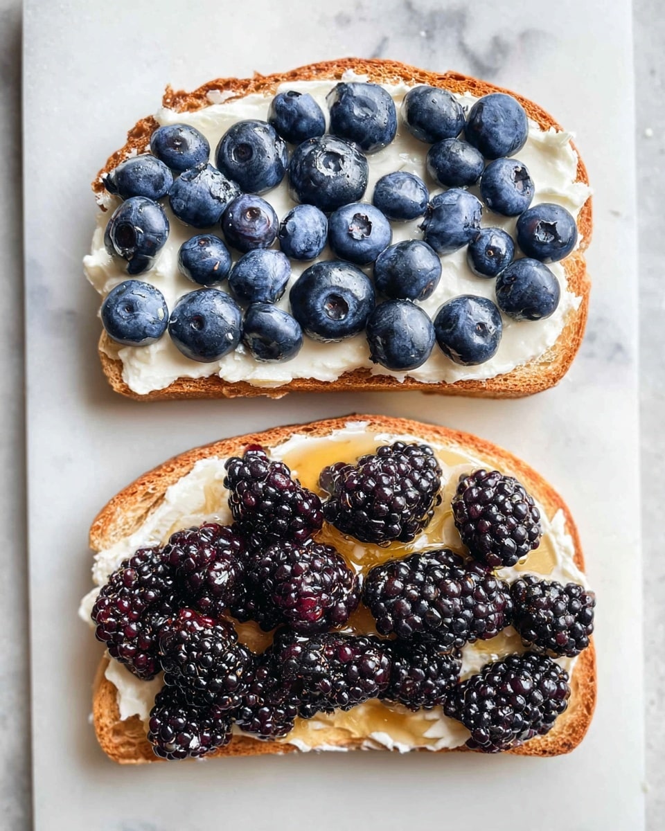 Ricotta and Mixed Berry Toast Recipe