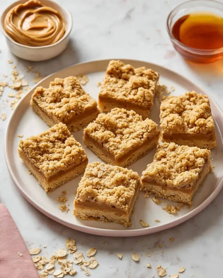 Peanut Butter Oatmeal Bars Recipe