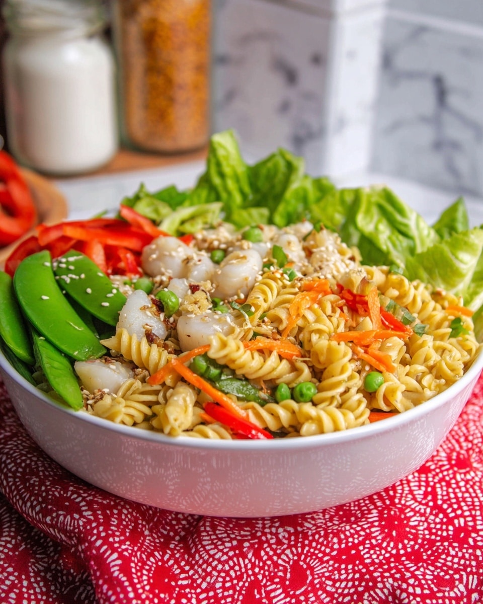 Chinese Chicken Pasta Salad Recipe