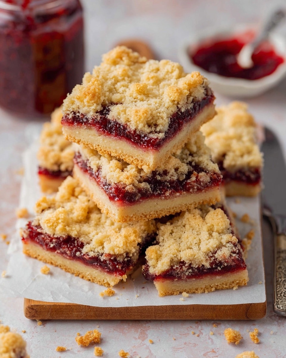 Raspberry Crumble Bars Recipe