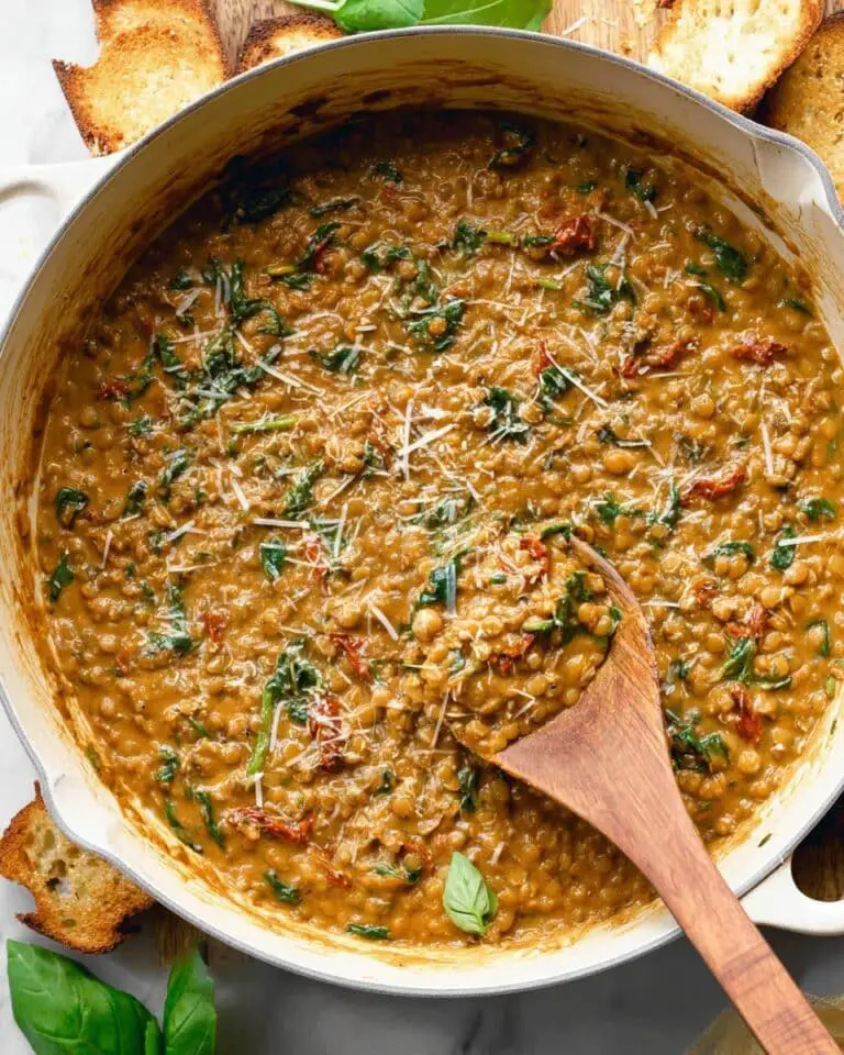 Creamy Marry Me Lentils Recipe