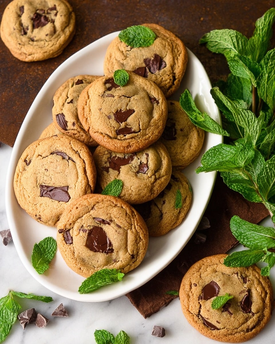 Mint Chocolate Chip Cookies Recipe