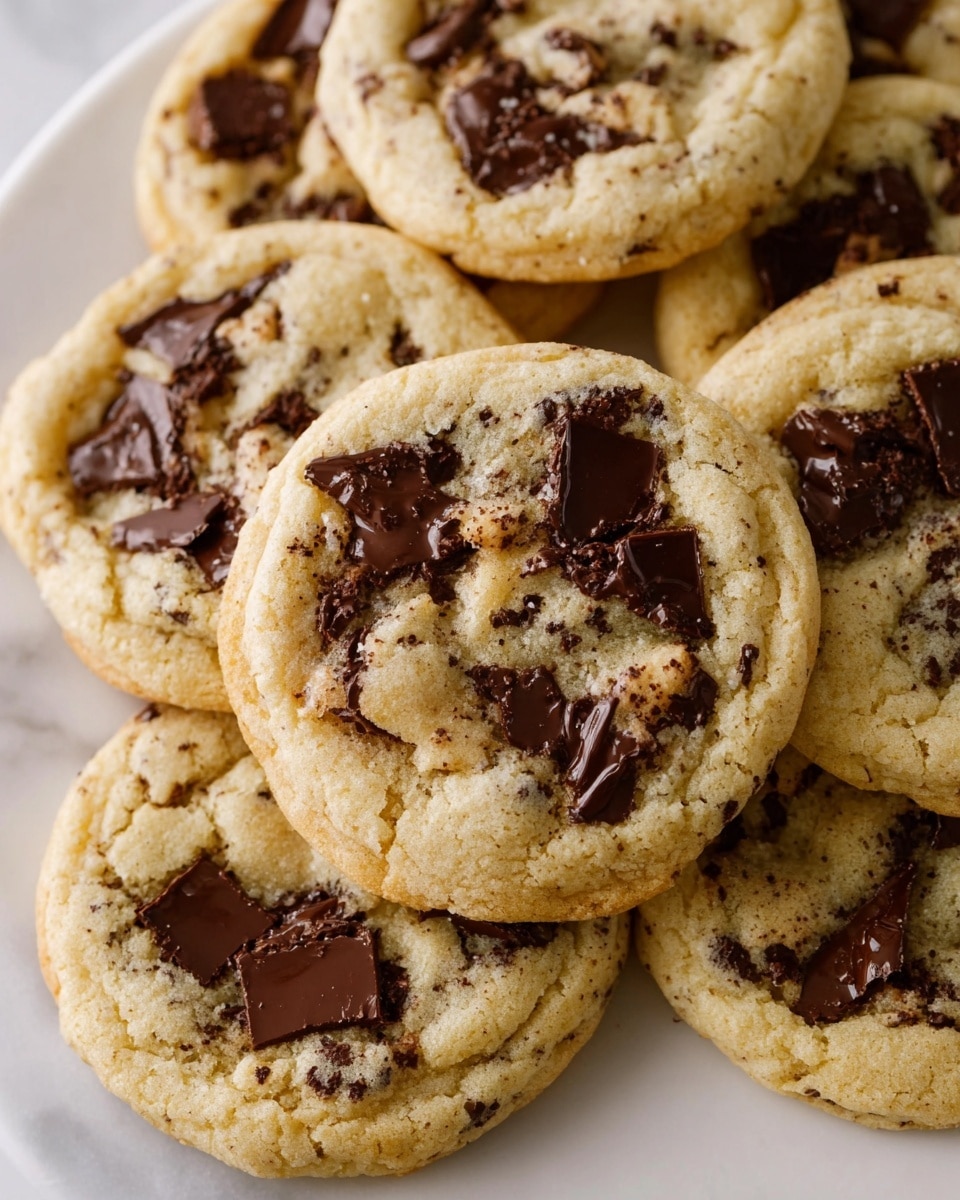 Tahini Cookies with Dark Chocolate Chips Recipe