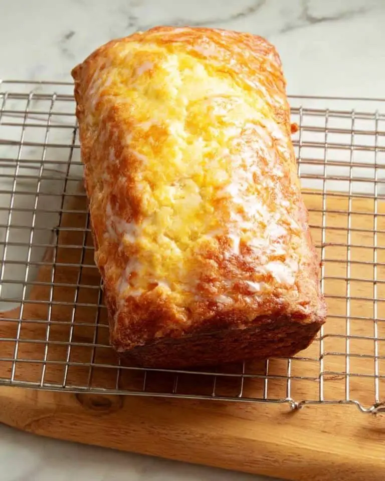 Glazed Sourdough Lemon Cake Recipe